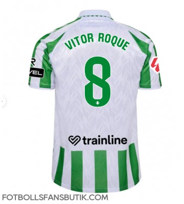 Real Betis Vitor Roque #8 Replika Hemmatröja 2024-25 Kortärmad